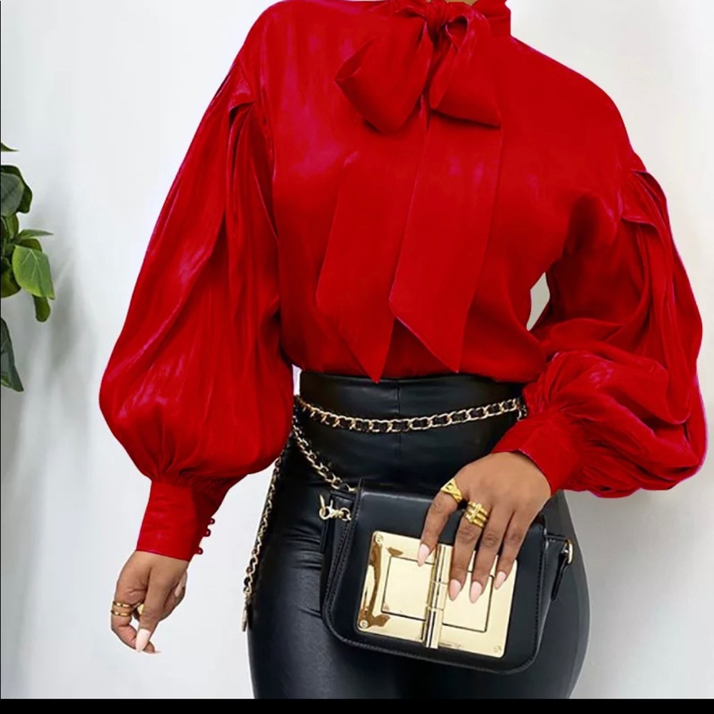 Big sleeves button down shirt